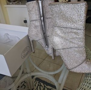 Steve Madden Winnona rhinestone boots